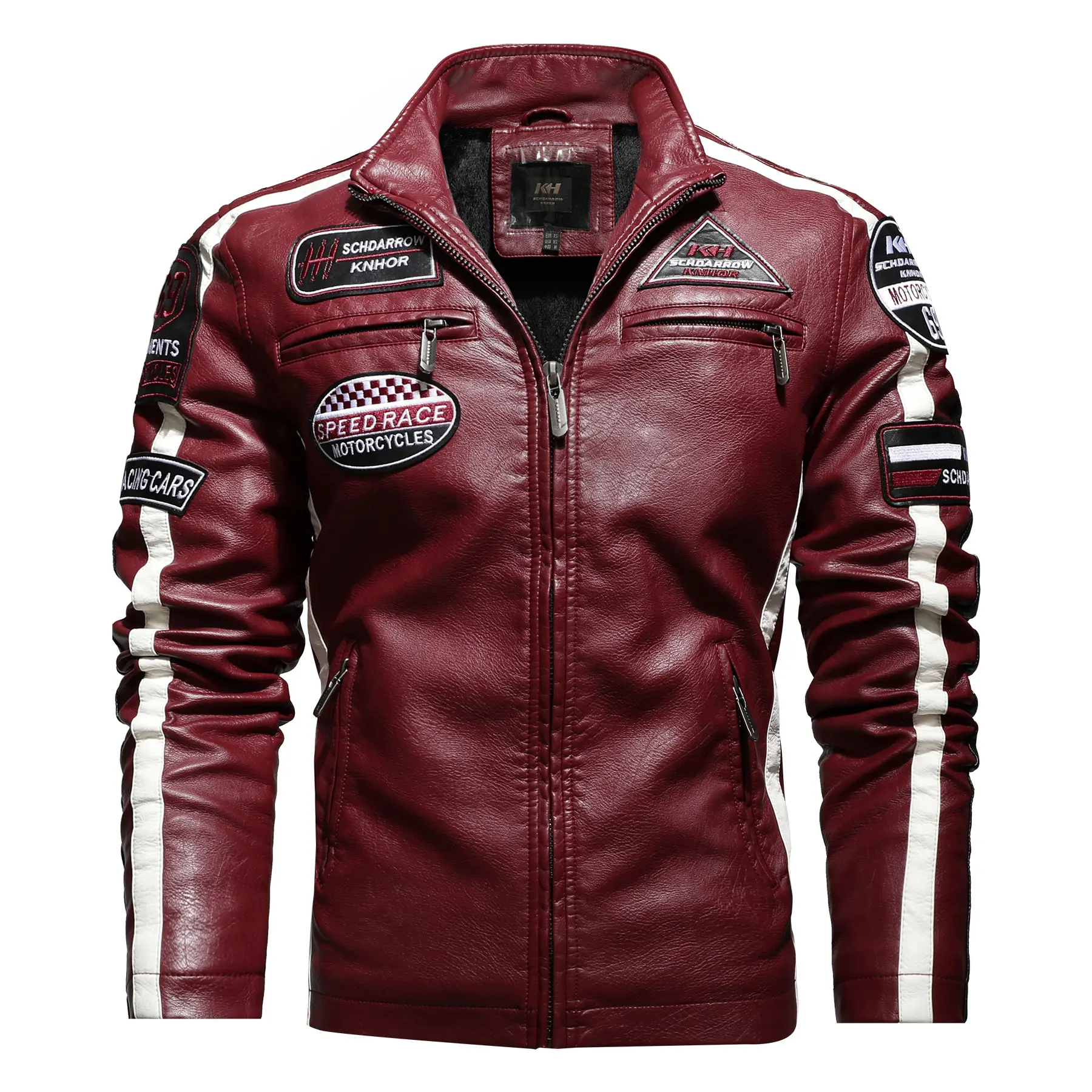 Men's Motorcycle Leather Street Racing Suit