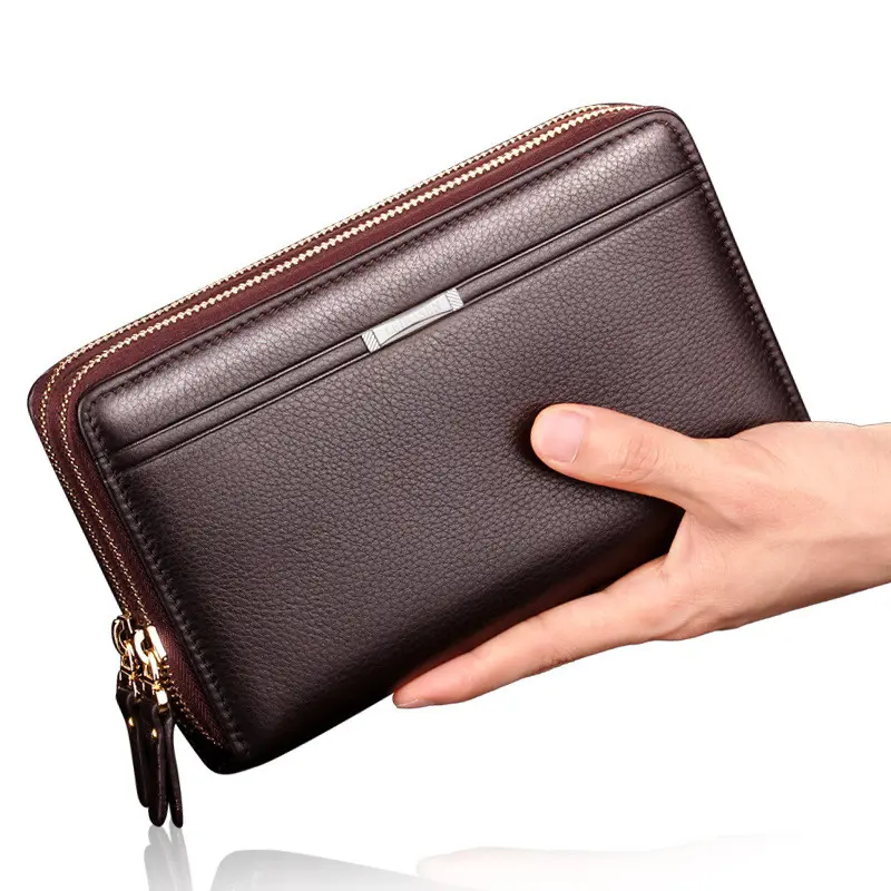 Man Purse Handbag Bag Hand Bag Leather Business on