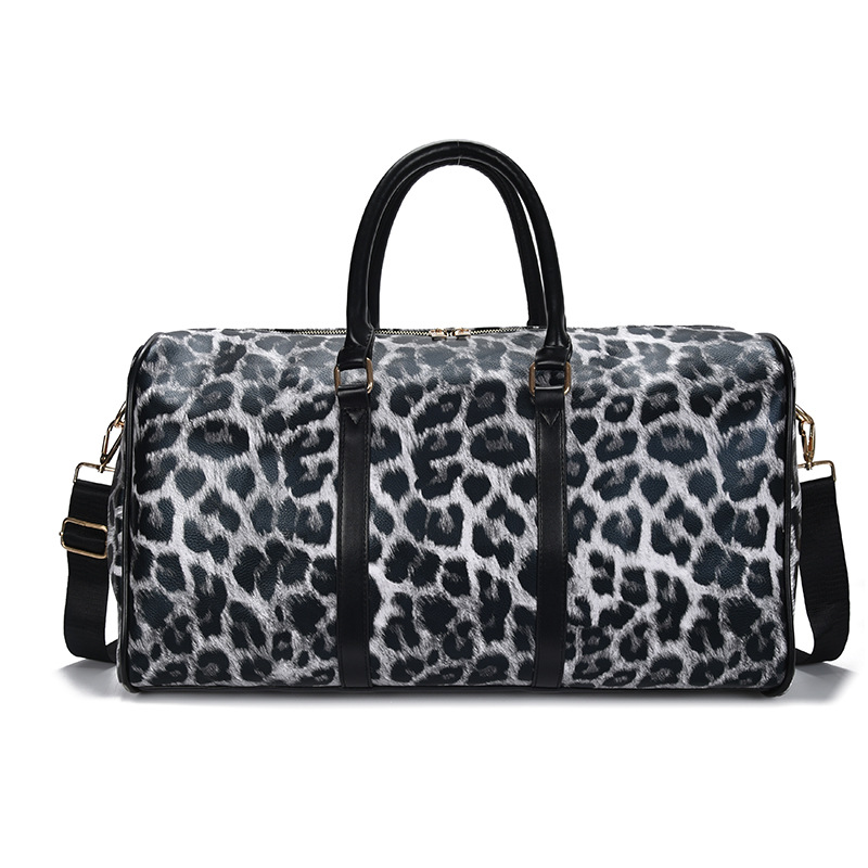 European And American Fashion Trend Leopard Print Bag Black - Shop at LoveMi