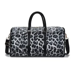 European And American Fashion Trend Leopard Print Bag - Black - View 1