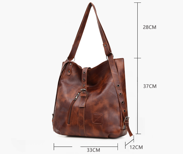 Title 1, Vintage Bucket Bag Popular Handbag Large Capaci...