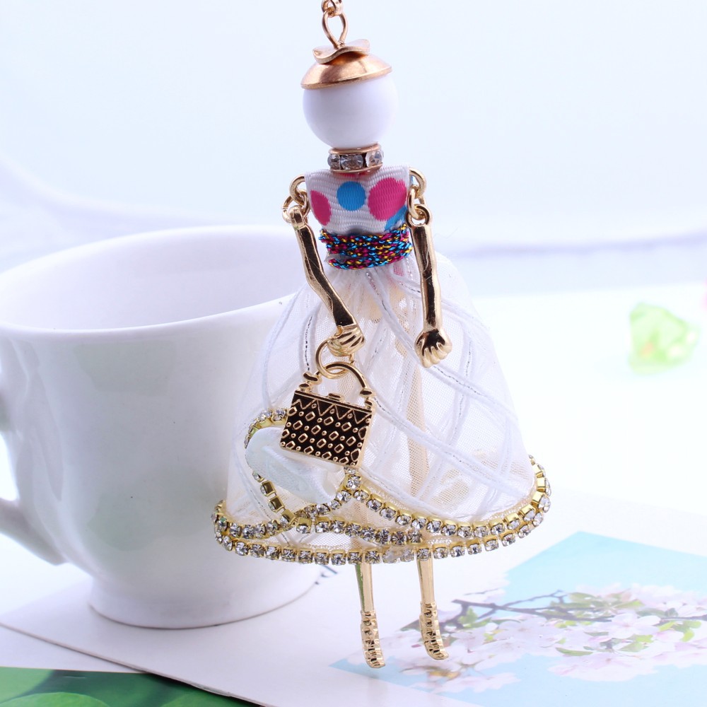 Title 1, Little Girl Doll Full Of Diamond Pendant