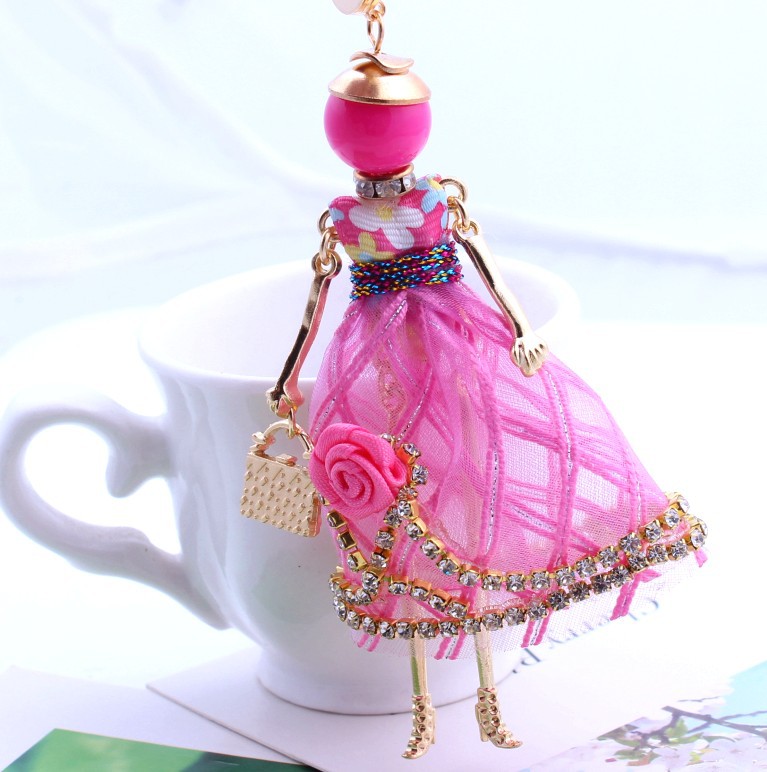 Title 4, Little Girl Doll Full Of Diamond Pendant