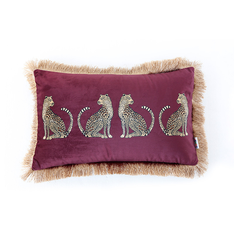 Digital Printing Tassel Sofa Cushion Cover