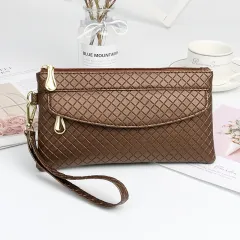 New Women's Hands Hold Fashionable Korean Bags - Brown - View 1