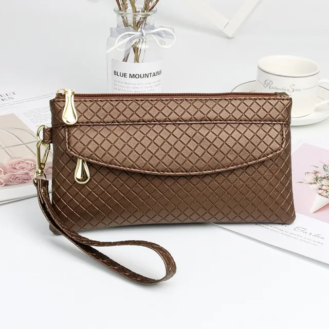 New Women's Hands Hold Fashionable Korean Bags Brown - Shop at LoveMi