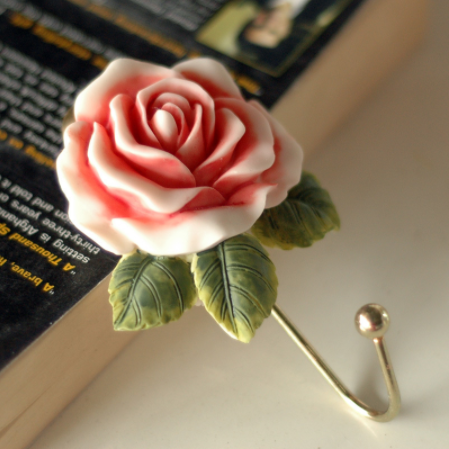 Creative Rose Gift Coat Towel Hook Rose Single Hook