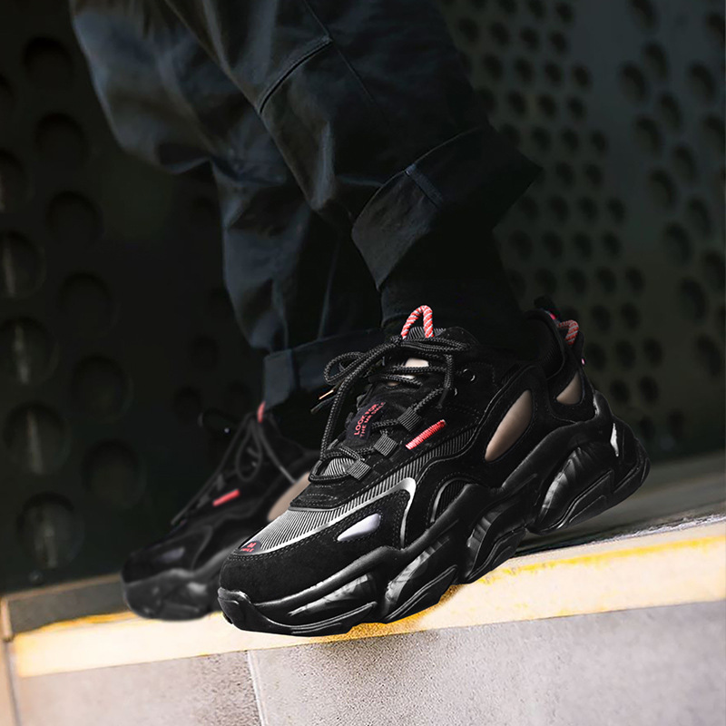 Sports Shoes Korean Style Trend Thick-Soled Old Shoes Lace-Up  Casual Men's Shoes