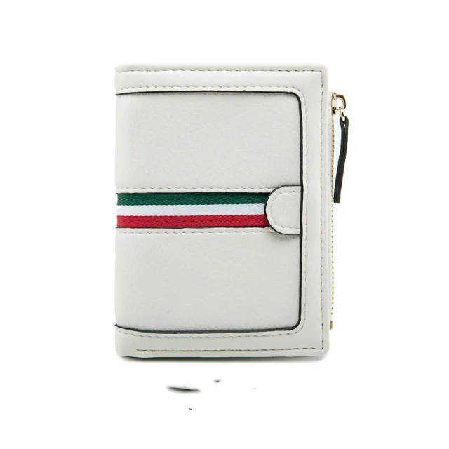 Multifunctional Folding Money Clip Coin Purse With Ribbon Beige - Shop at LoveMi