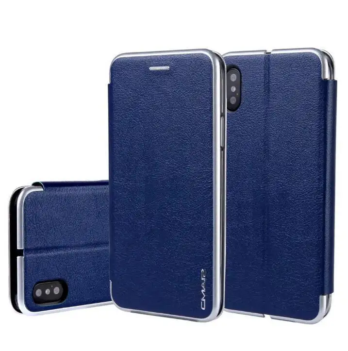 Leather Wallet Card Slot Ultra-thin Magnetic Flip Phone Case