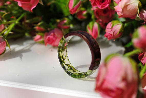Simple Version Of The Sea DIY Handmade Ring Resin Ring