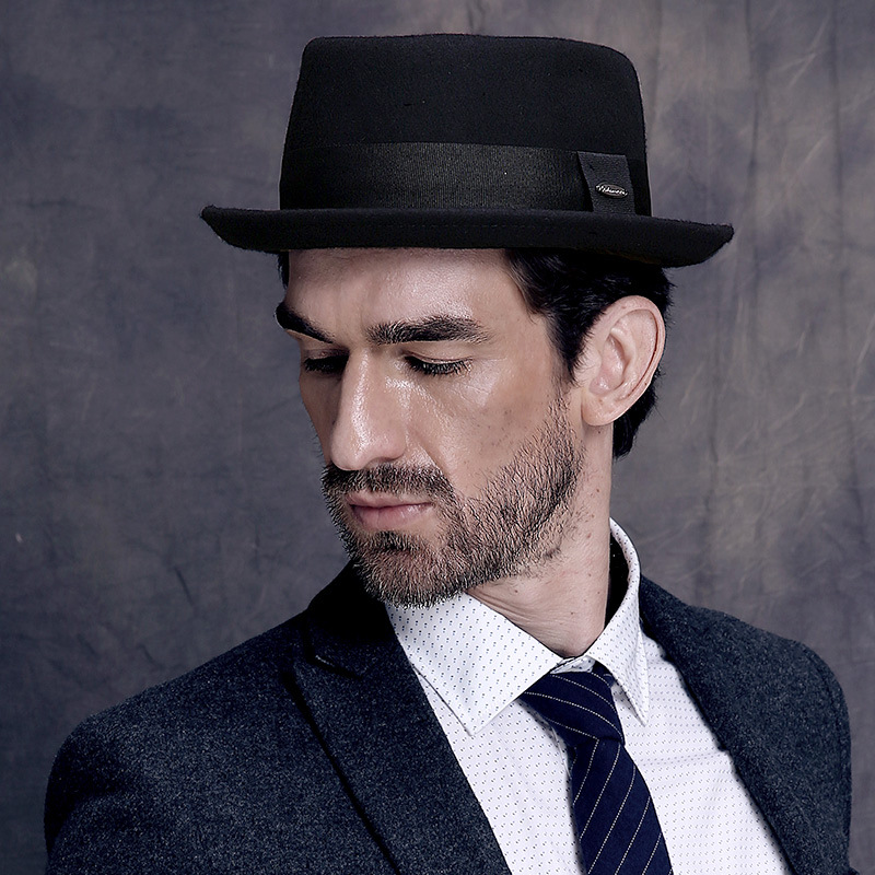 Men's Hats Korean Style Warm And Fashionable Wool — foto 2