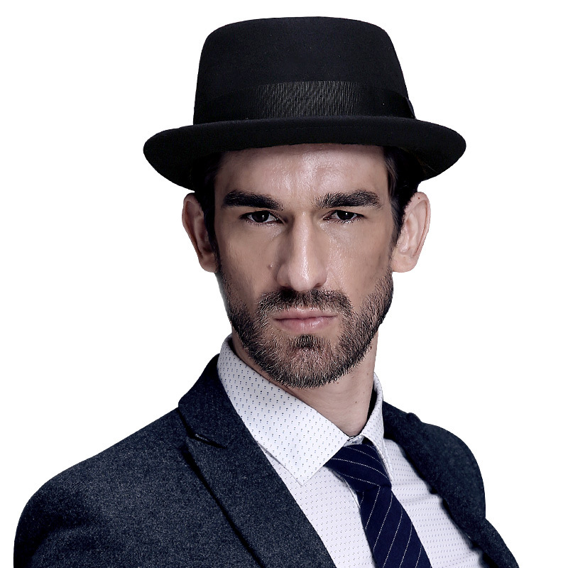 Men's Hats Korean Style Warm And Fashionable Wool — foto 3