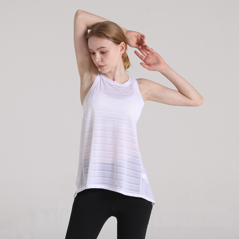New Yoga Vest Women T-shirt Running Fitness