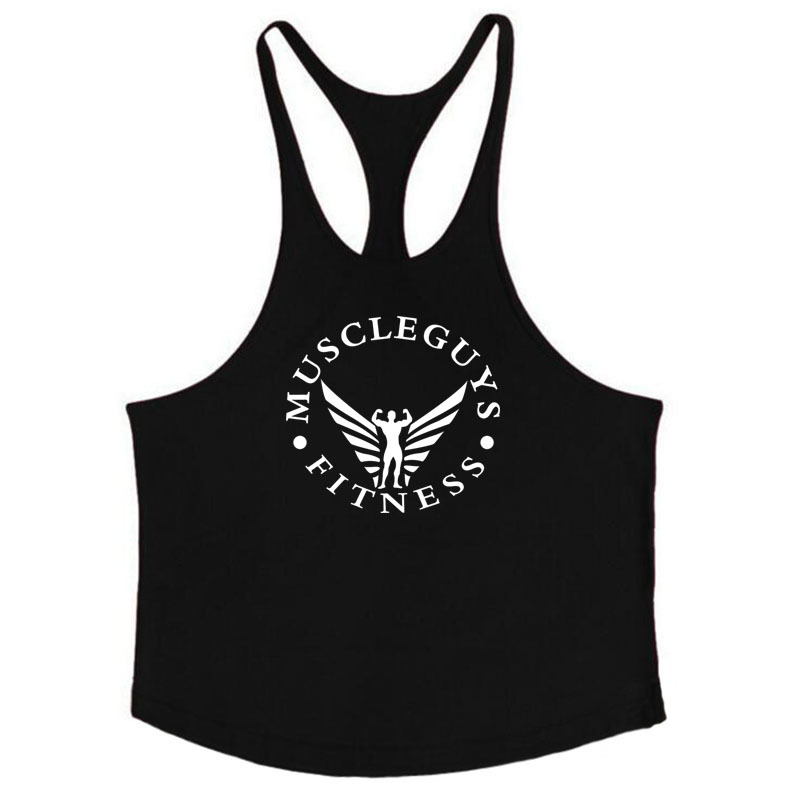 Men's Vest Bodybuilding Fitness Base Sports Racer Back