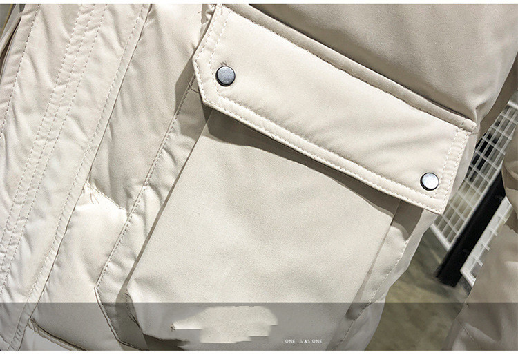 Korean Style Short Padded Jacket Men's Thick Warm All-Match Cotton Coat