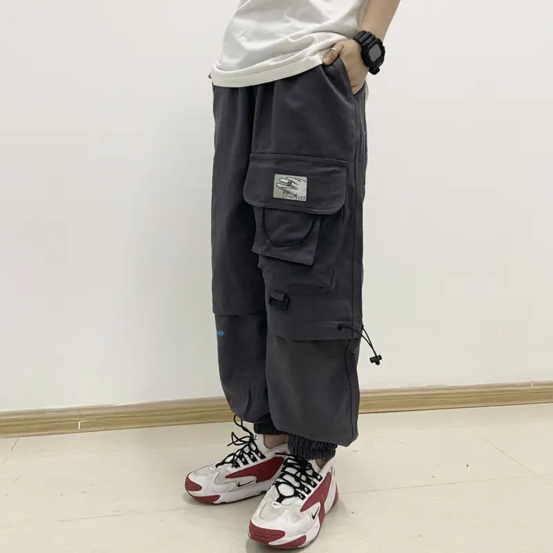 Loose Feet And Tied Casual Workwear Elastic Drawstring Pants