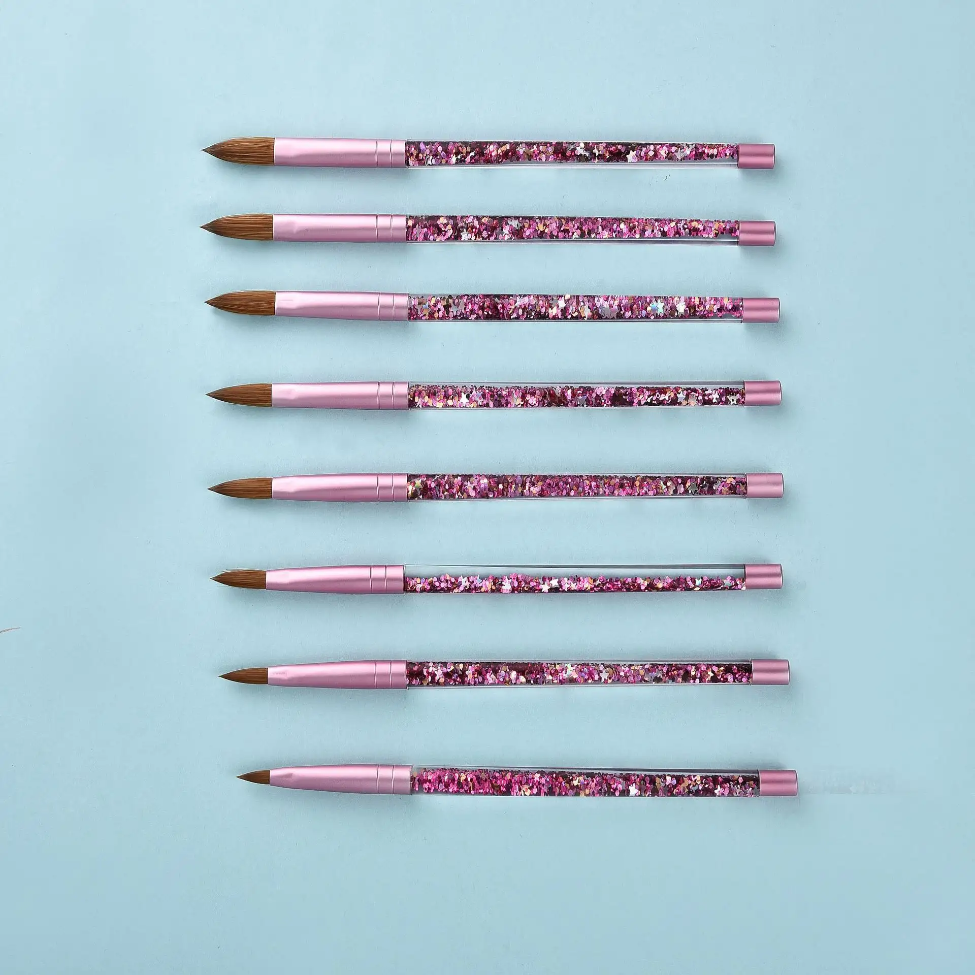 Fine Oiling Pink Mink Hair Nail Pen Nail Pen