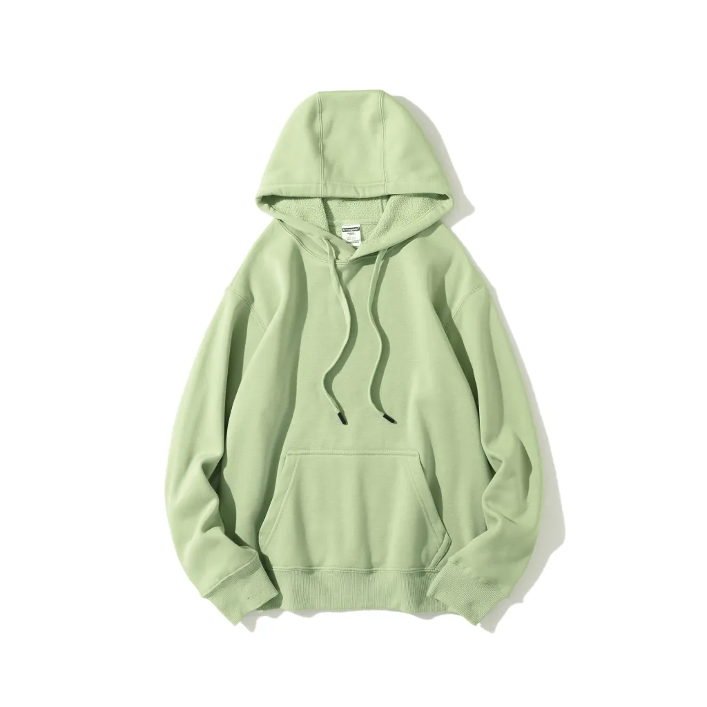 Women's Pure Cotton Hoodie Sweatshirt - Green