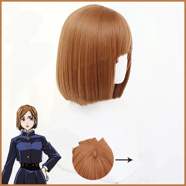 Conjuration Back Combat Nagizaki Wild Rose Orange Brown Side Split Short Hair