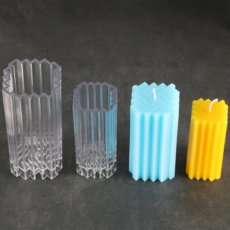 Candle mold candle mold square weave pattern candle mold