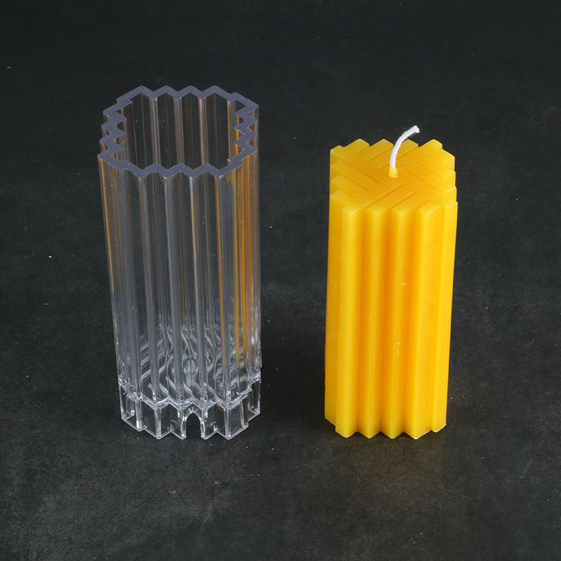 Candle mold candle mold square weave pattern candle mold