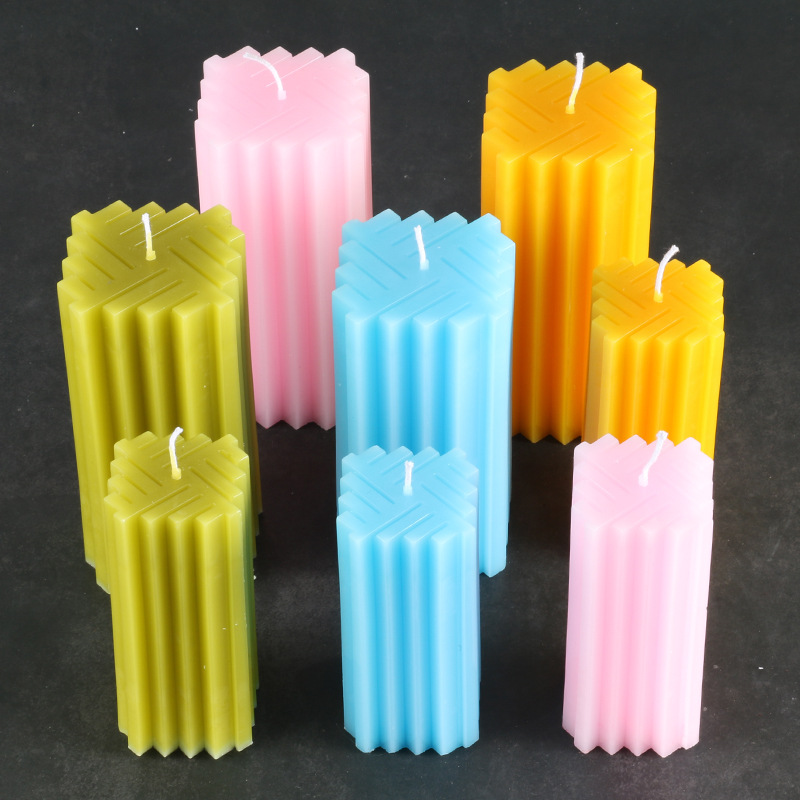 Candle mold candle mold square weave pattern candle mold