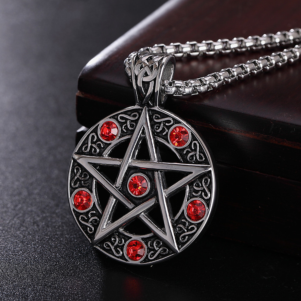 Mysterious Force Universe Energy Pendant Retro Titanium Steel Pendant