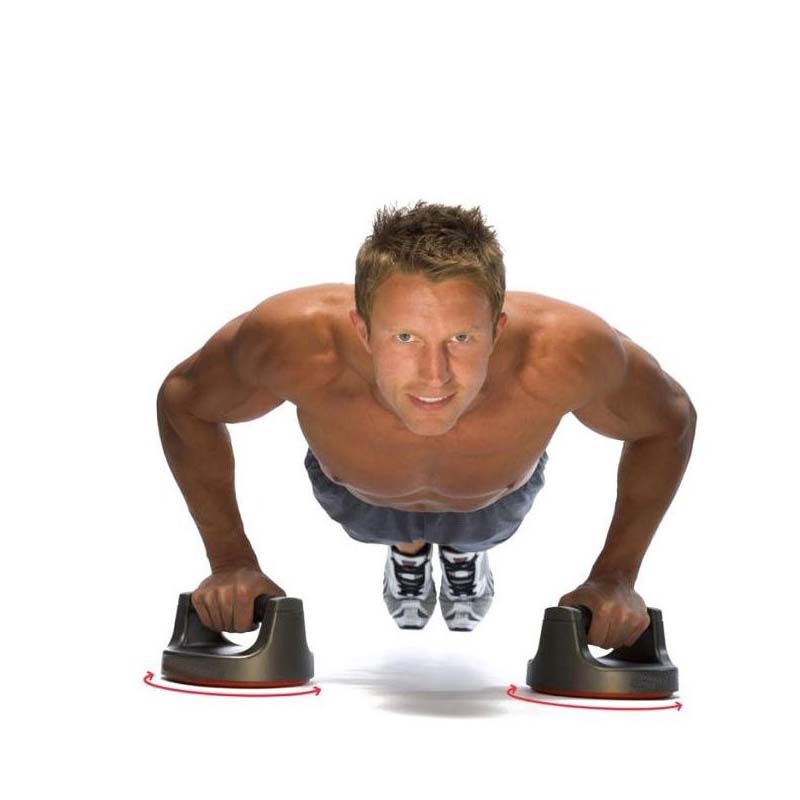 Fitness Equipment Round 360-Degree Rotatable Push-up Stand - Image 2