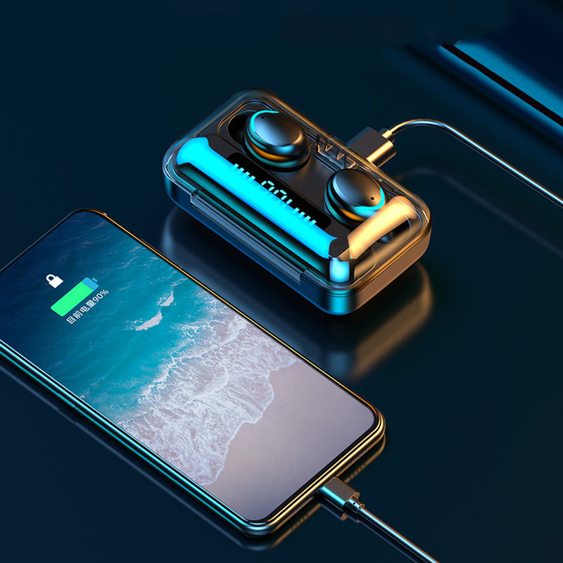 Charging Wireless Stereo Bluetooth Headset With Power Bank