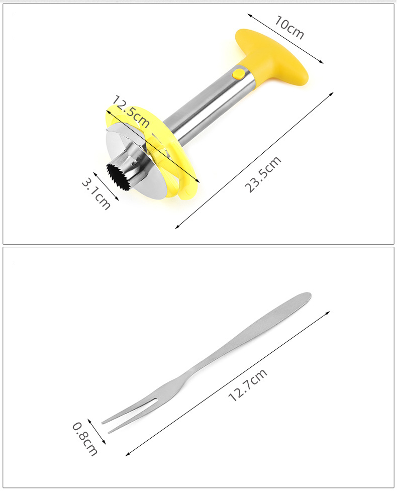 Title 5, Stainless Steel Pineapple Core Puller Pineapple...