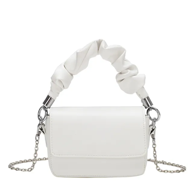 All Match Crossbody Chain Bag Mini One Shoulder Small Square Bag White - Shop at LoveMi