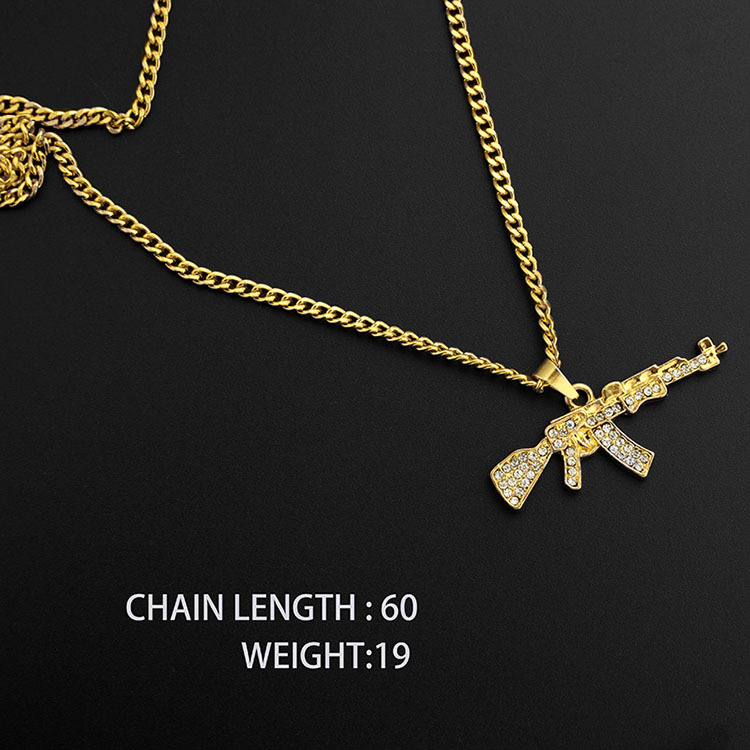 Personality Trend Hip-Hop Style Bar Night Chain
