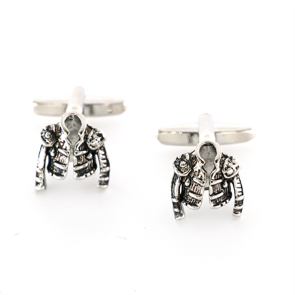 Matador Leather Jacket Cufflinks, picture 3 of 4