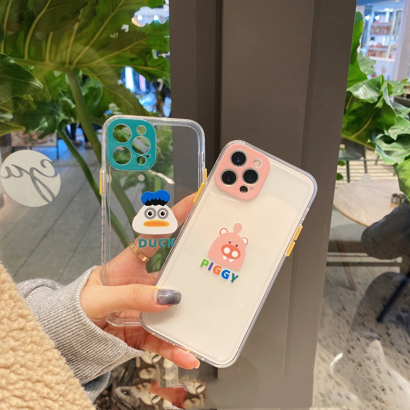 Transparent Side Small Animal Phone Case