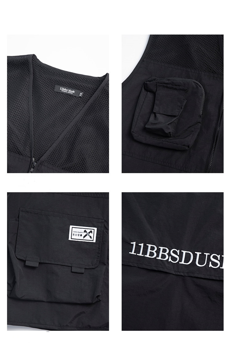 Waistcoat Functional Wind Multi-pocket Tactical Vest Jacket