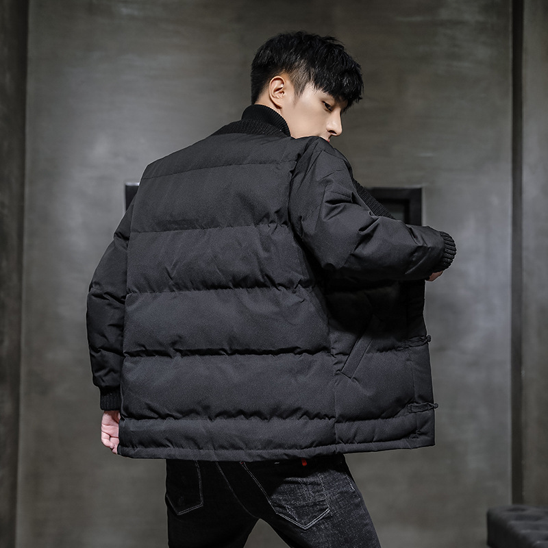 Chinese Style Men Retro Color Cotton Jacket 