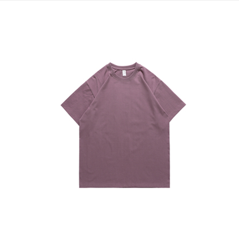 Men's Short-sleeved Solid Color Pure Cotton Round Neck Hip-hop Women's T Bottoming Shirt