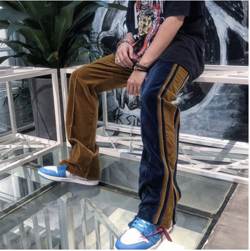 Title 5, Velour Track Pants Men Women Hip Hop Fashionabl...