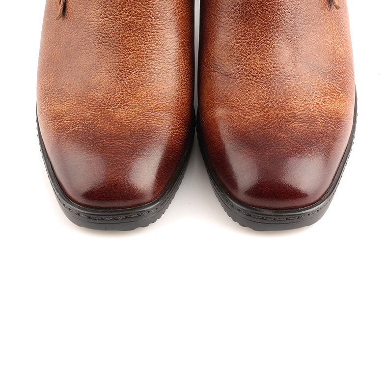 Women's Original Handmade Flower Shining Boots Mid-Heel Short Boots