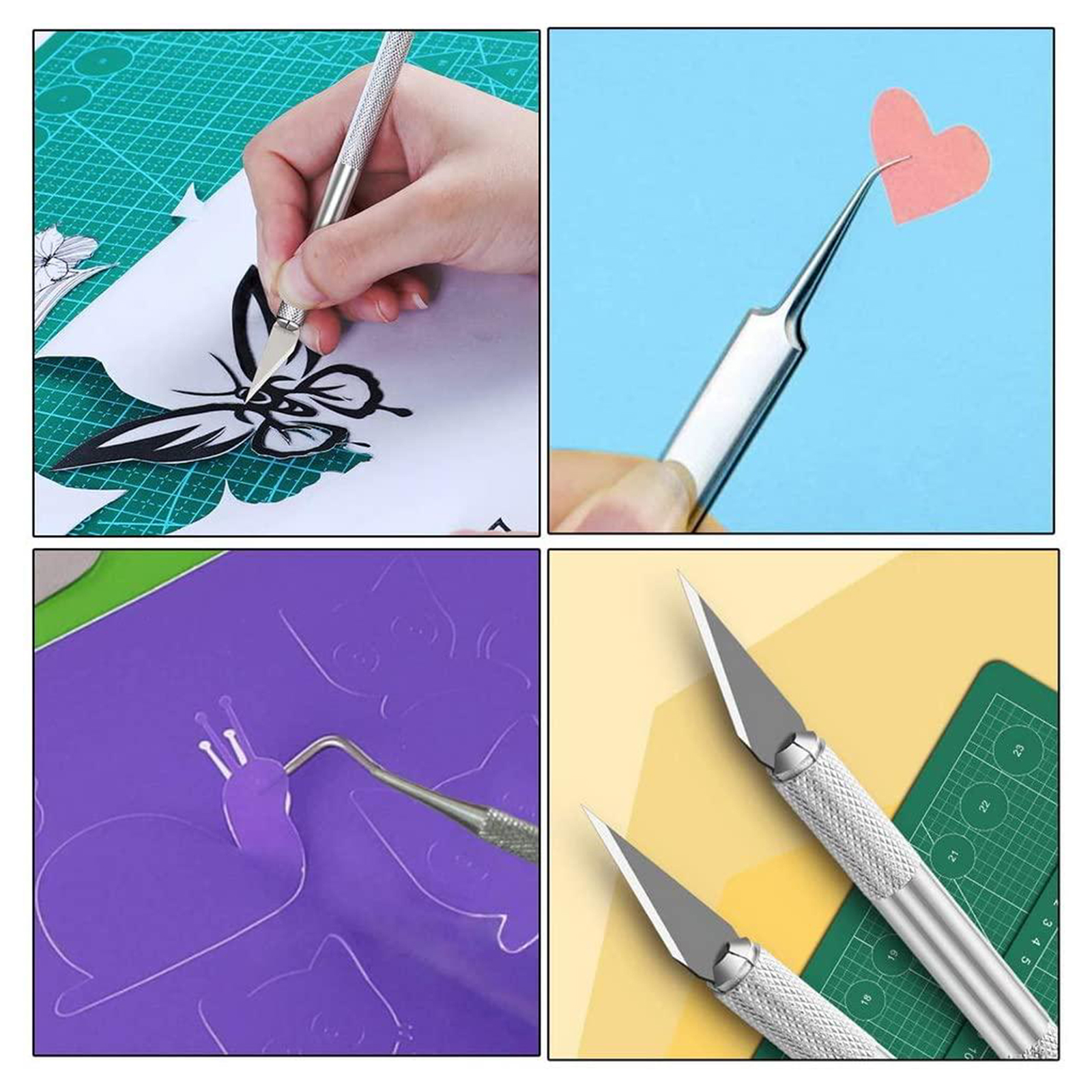 Paper-Cut Crafts Set Carving (7PCS)