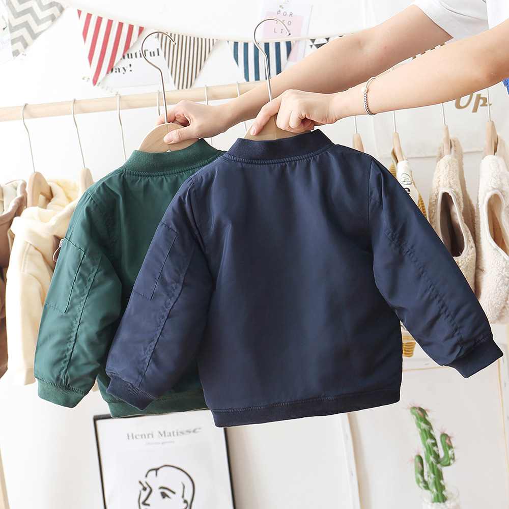 Children's Clothing, Boys, Children's Embroidered Puppy Zipper Coat