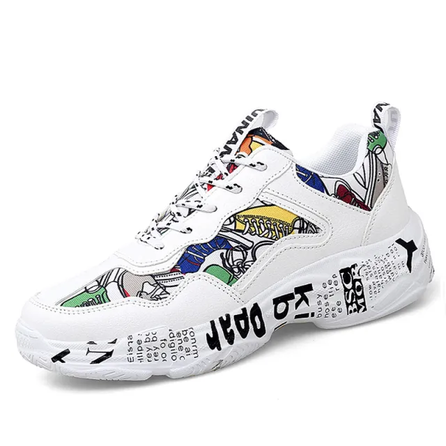 Fashion Floral Sneakers Graffiti Shoes Floral - Shop at LoveMi