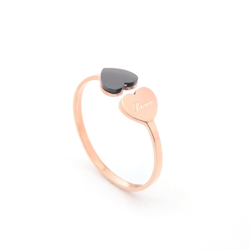 Simple And Creative Love Does Not Fade Titanium Steel Ring