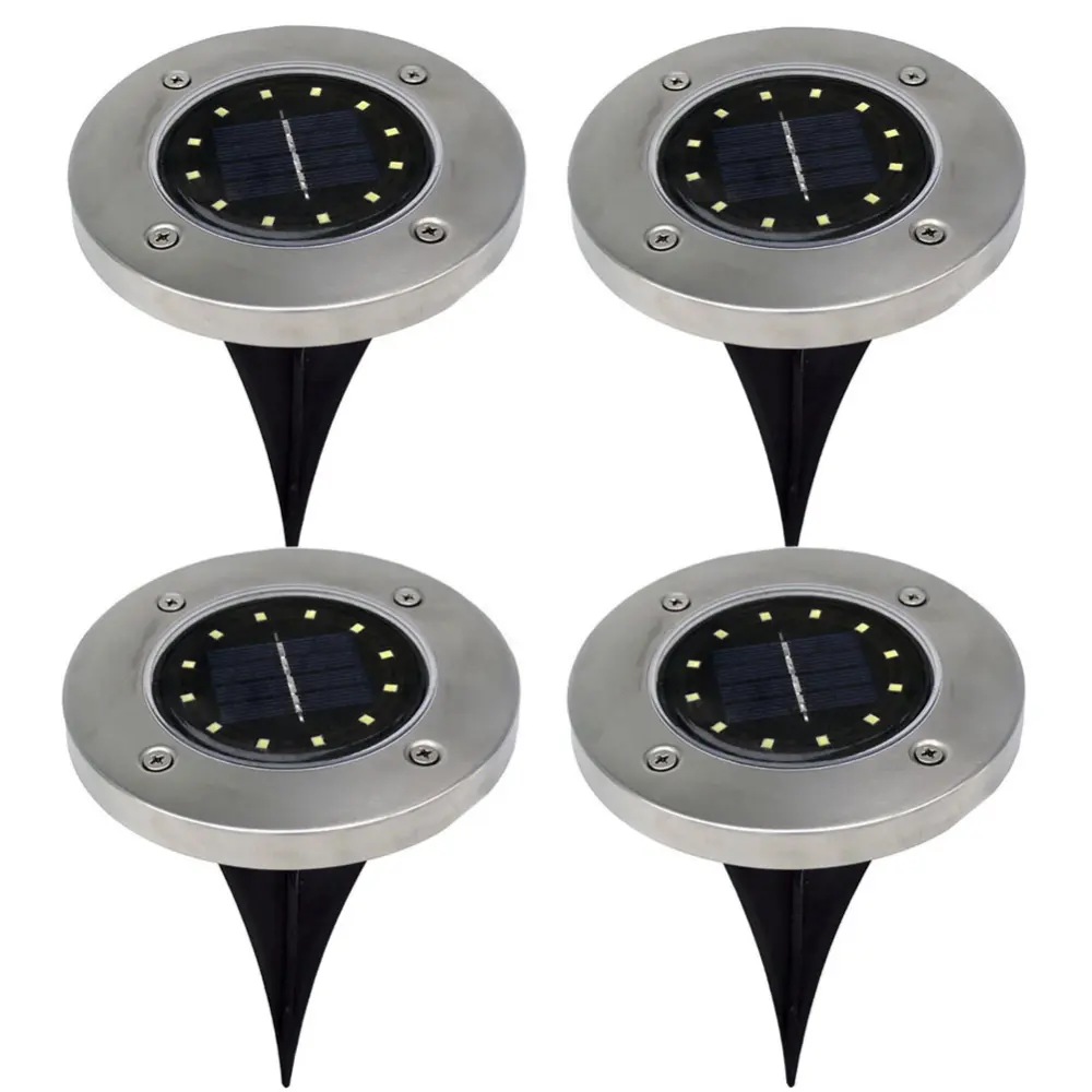 12Led Solar Underground Light Lawn