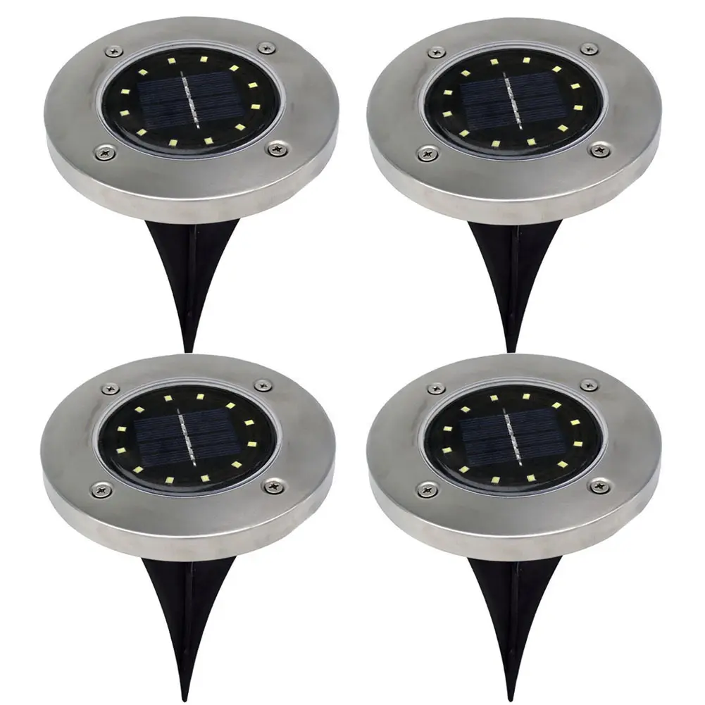 12Led Solar Underground Light Lawn