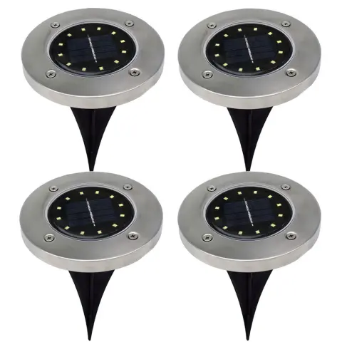 12Led Solar Underground Light Lawn