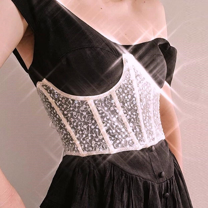 Lace Straps For Abdomen Corset All-match Girdle