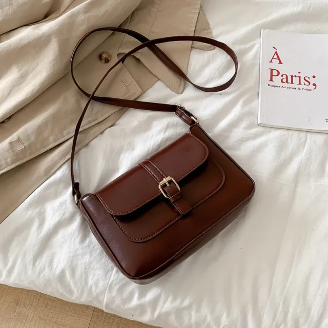 Fashion Retro All Match Small Square Bag Brown - Shop at LoveMi