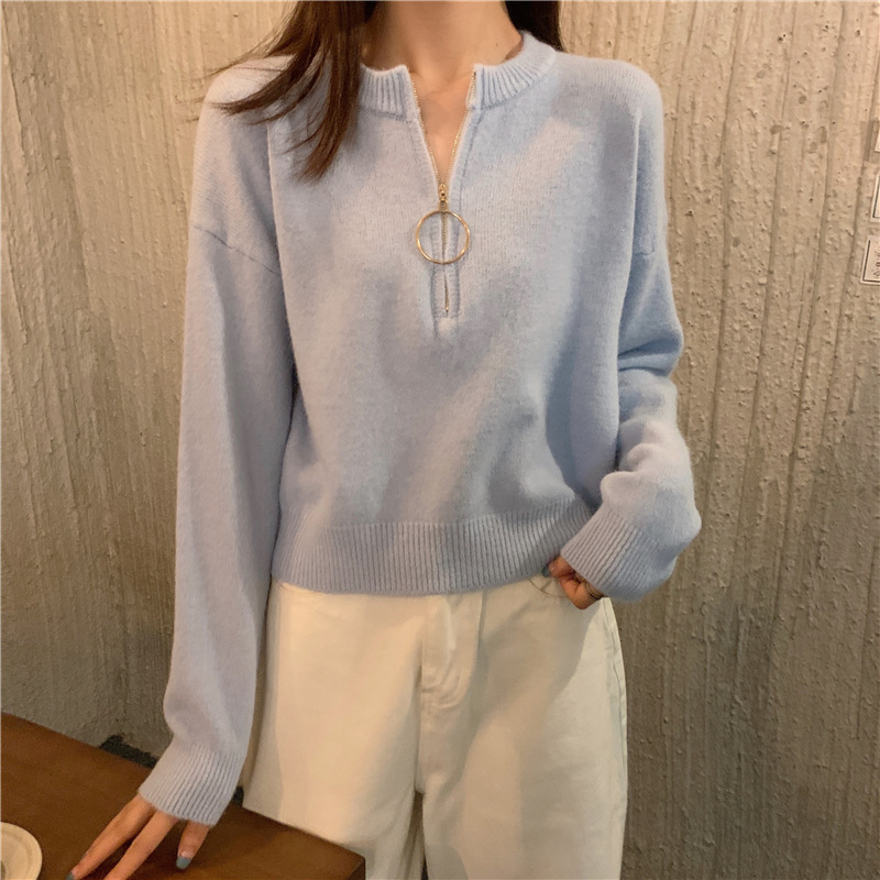 Design Sense Loose Thin And Thick Sweater